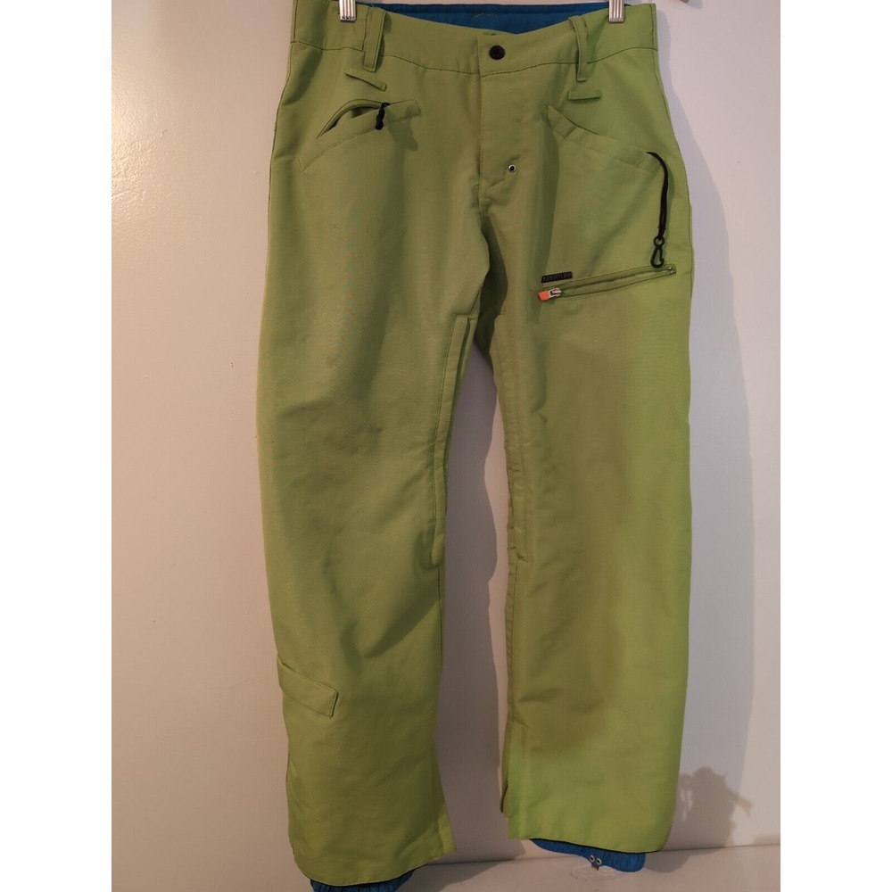 Aperture Ski and Snow Pants Womens  Size S Adjustable Straps Neon Green